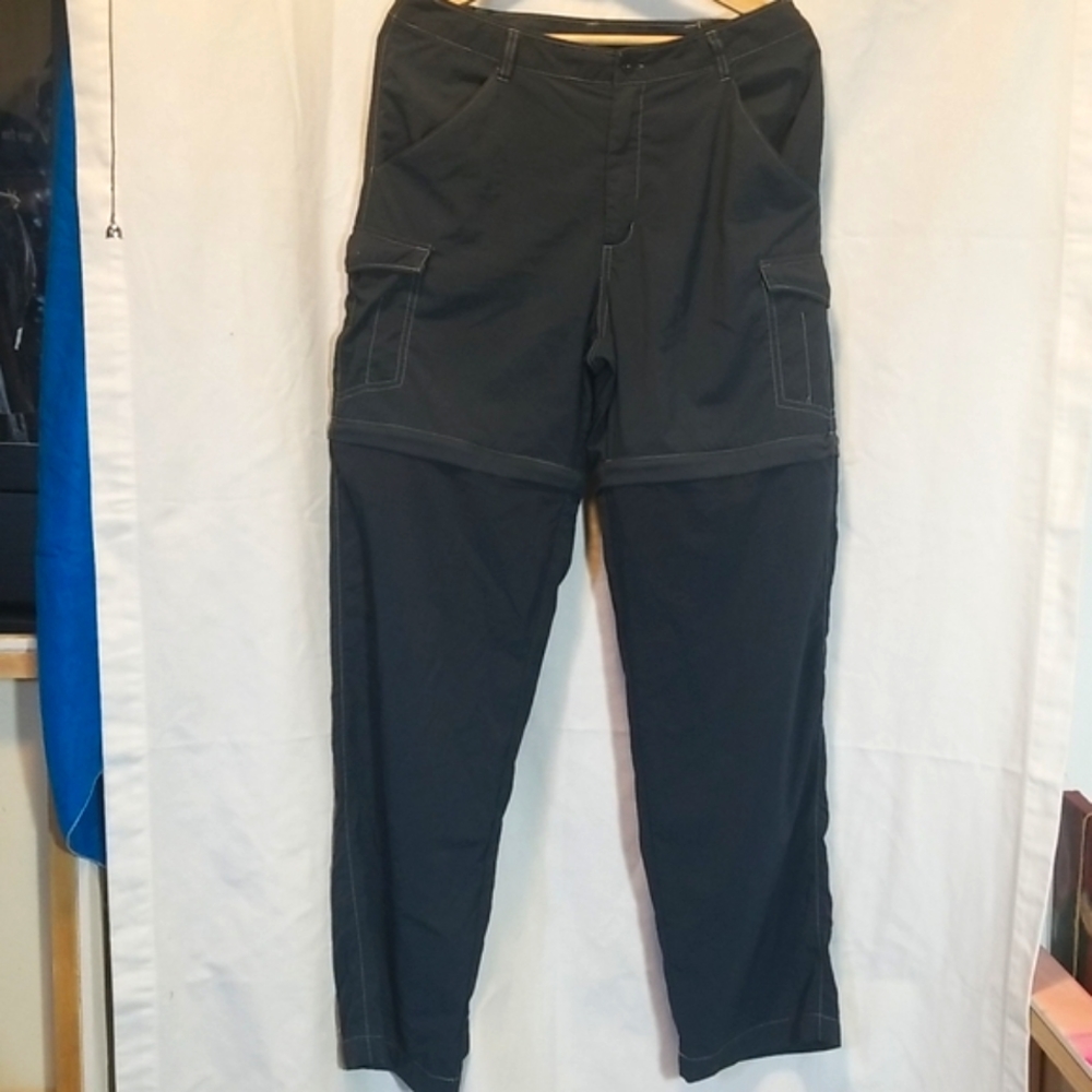 Columbia Sportswear PFG dark gray women's convertable pants size M